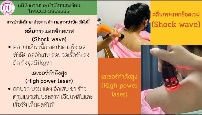 Shock Wave และ High Power Laser